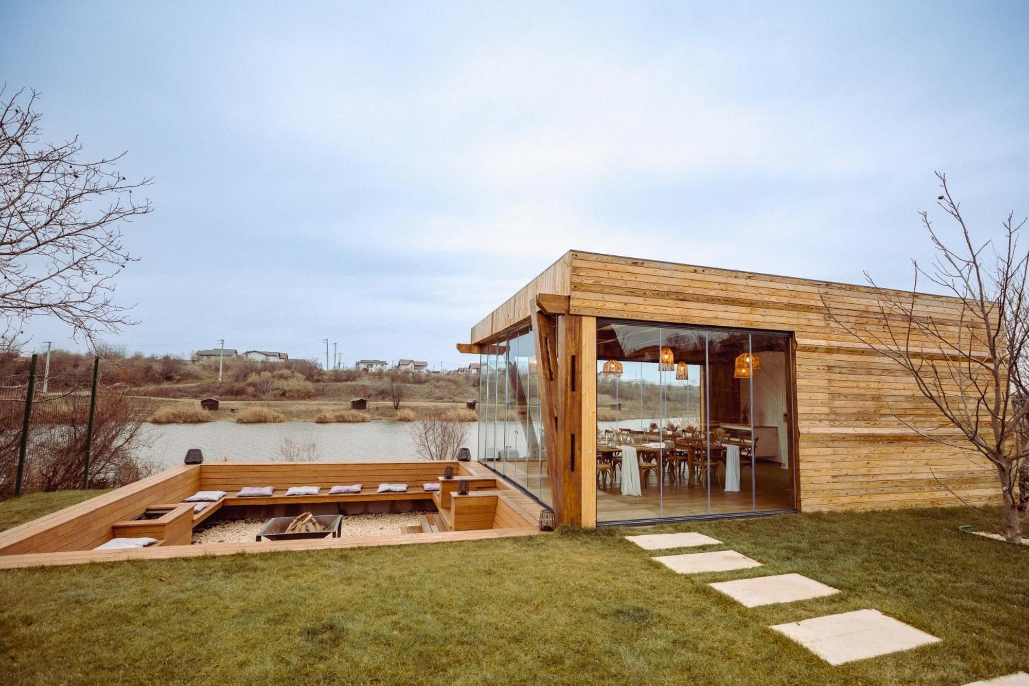 A-By The Lake - Private A Frame Villas Caciulati Exterior foto