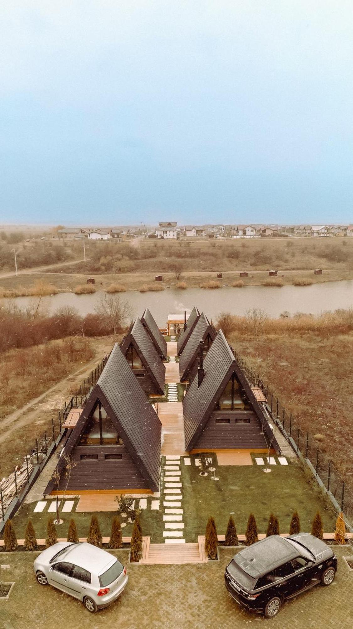 A-By The Lake - Private A Frame Villas Caciulati Exterior foto